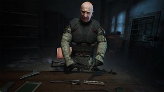 Stalker 2 screenshot - man standing in front of a table with a gun