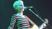 Dolores O'Riordan of The Cranberries performing on stage at Shepherds Bush Empire, london 16 October 1994. (Photo by Ian Dickson/Redferns)