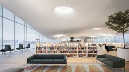 Oodi library interior