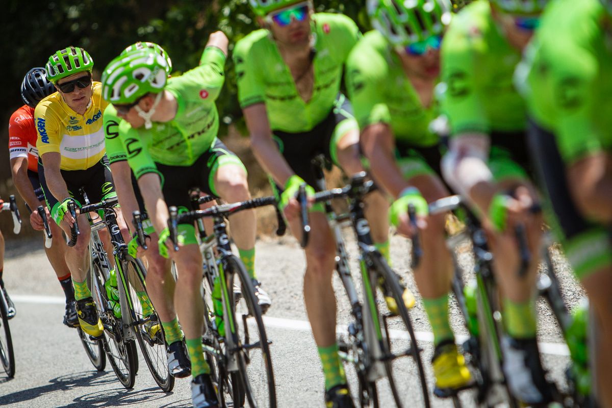 Cannondale looking after race leader Ben King