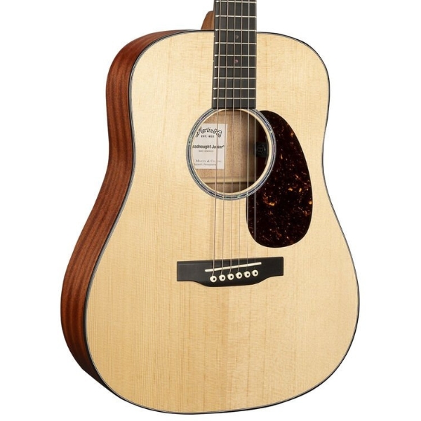 A Martin D Jr E acoustic-electric guitar