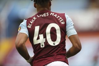 ‘Black Lives Matter’ replaced player names on the back of the shirts
