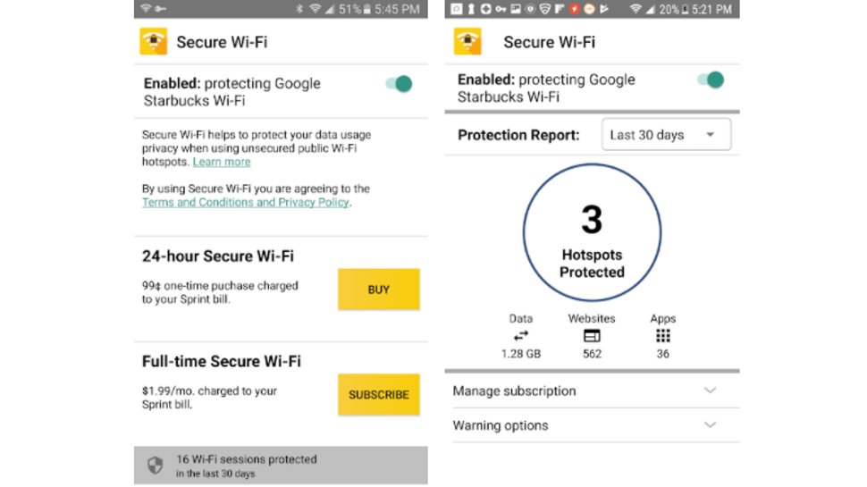 Sprint Secure Wi-Fi