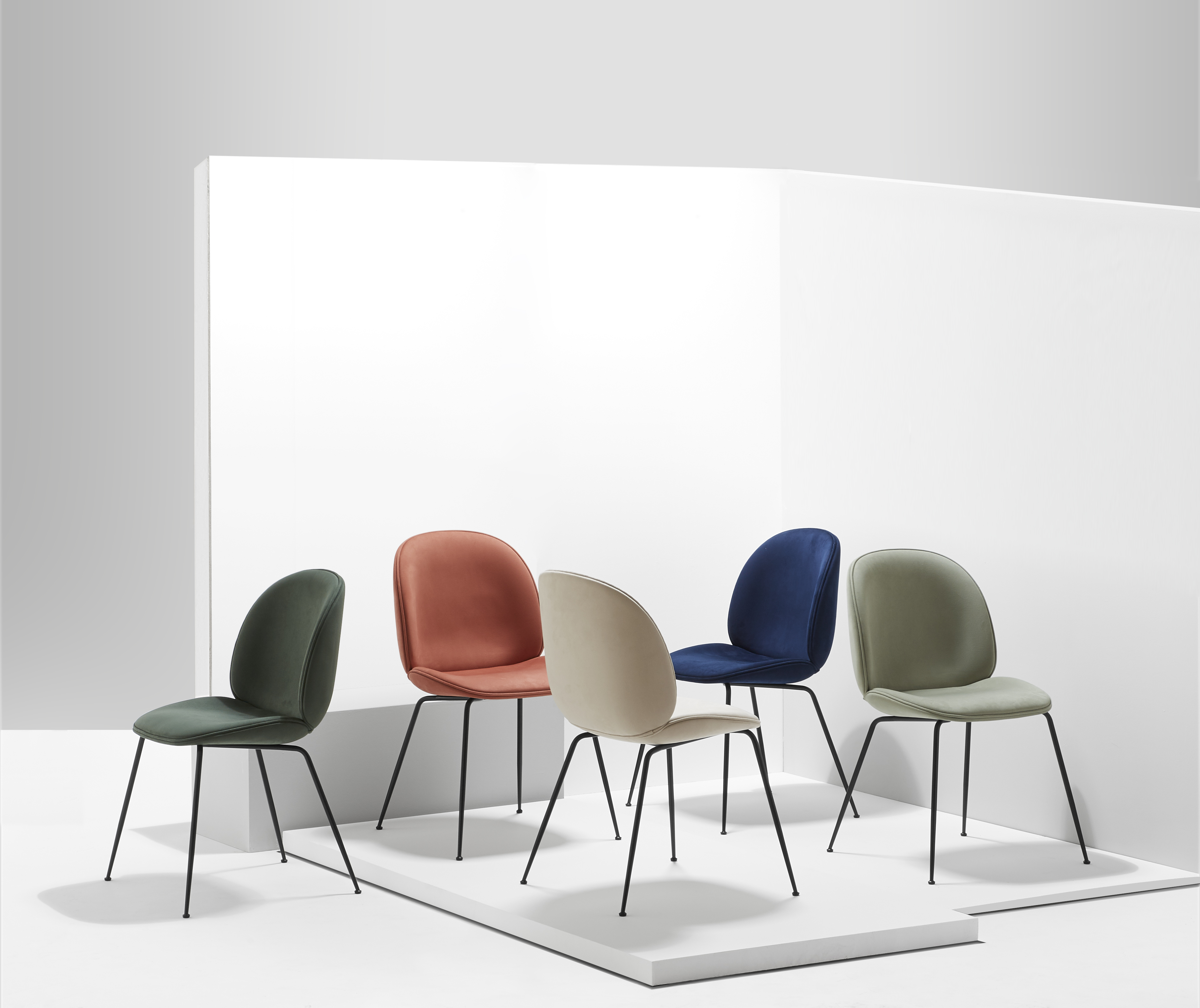 the iconic gubi beetle chairs get a modern update