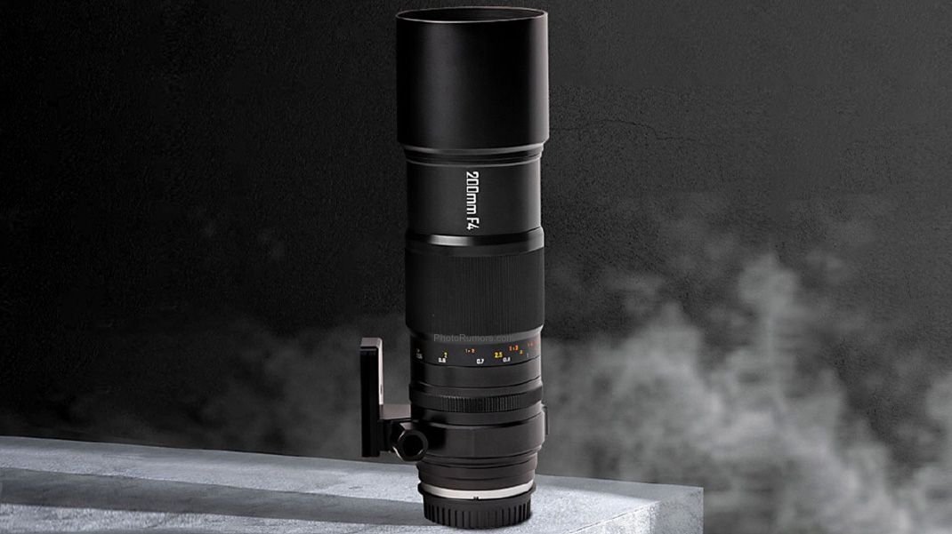 Zhongyi Optics 200mm f/4 lens