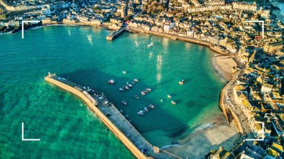 St Ives Harbour In Cornwall 