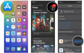 Open your App Store, check the Updates, and select Update on Disney+ if available