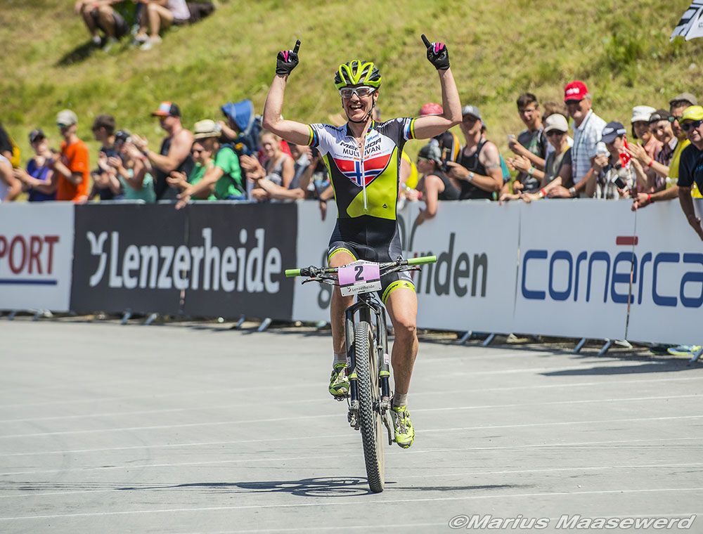 Gunn-Rita Dahle Flesjaa (Multivan Merida) won a record 29th World Cup