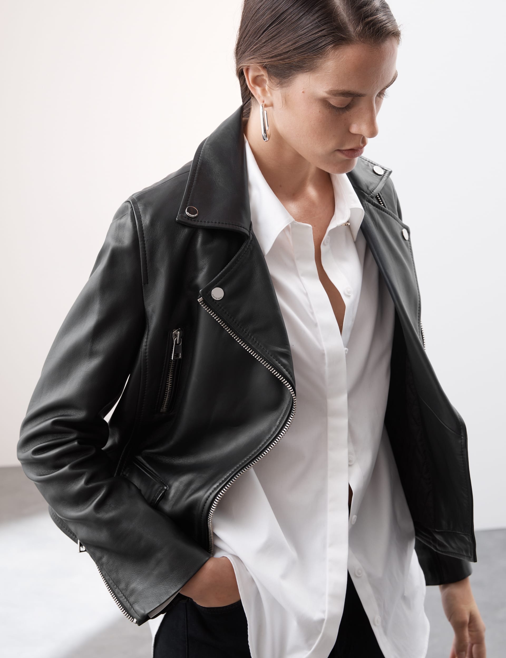 Leather Biker Jacket
