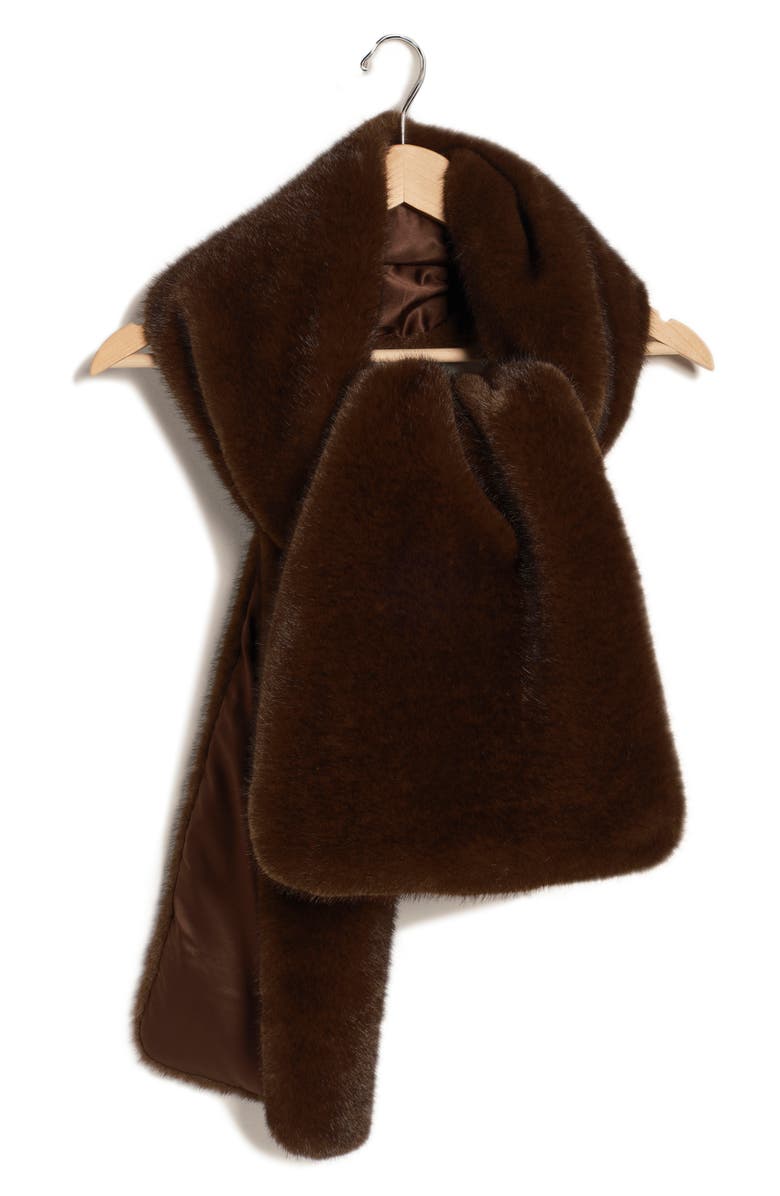 Snow Angel Faux Fur Scarf