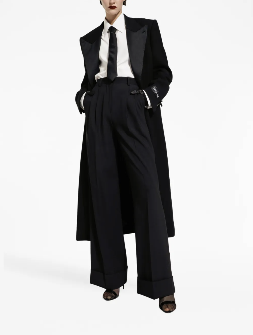 Dolce &amp;amp; Gabbana, Peak-Lapel Single-Breasted Coat