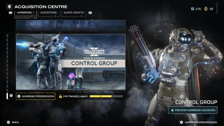 Helldivers 2 Control Group Warbond