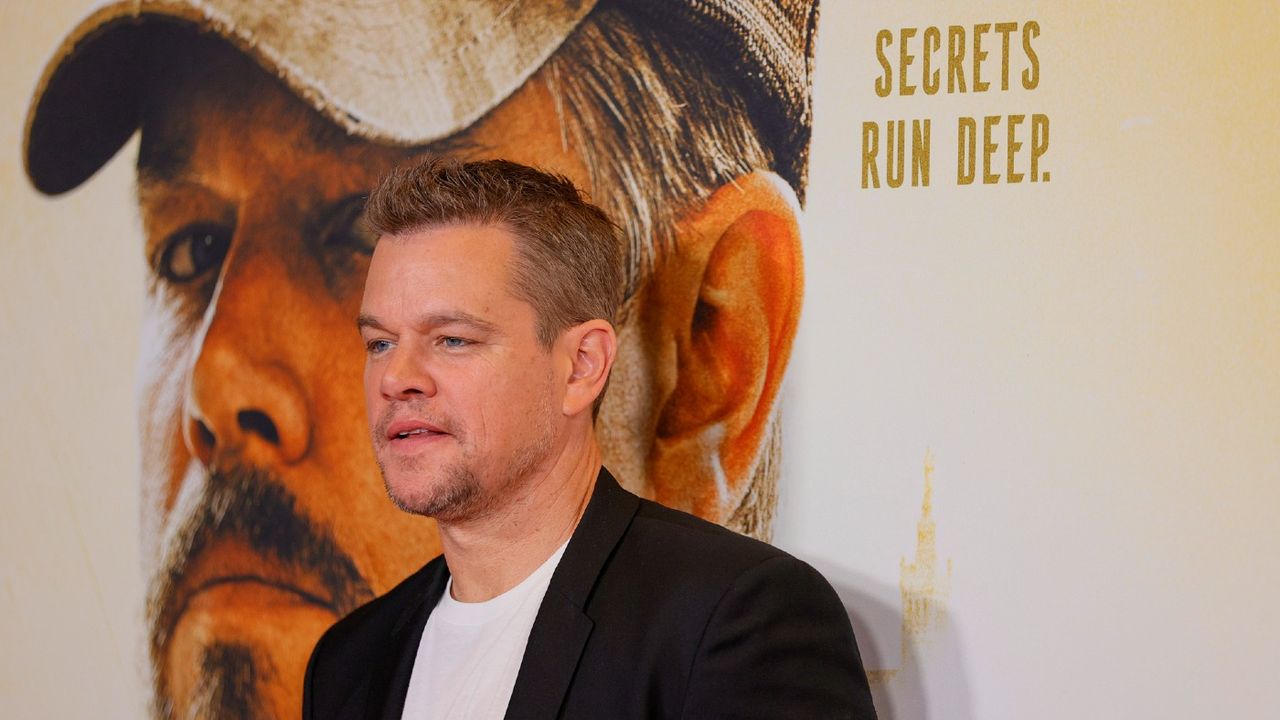 Matt Damon at the Stillwater premiere