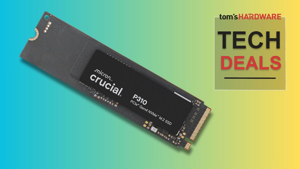 Grab this speedy 4TB Crucial P310 SSD, the cheapest on sale right now, for just £299.99 — nearly £90 price drop is as good as it gets for high-capacity PC storage as the AI crunch continues to bite