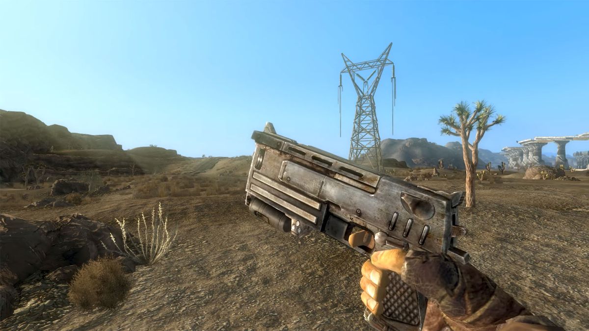 fallout new vegas put away weapon