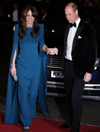 Prince William and Kate Middleton put the claims behind them as they attended the Royal Variety Performance