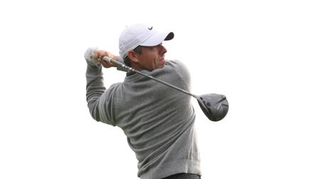 Rory McIlroy practices with the TaylorMade Qi35 driver ahead of the 2025 Arnold Palmer Invitational