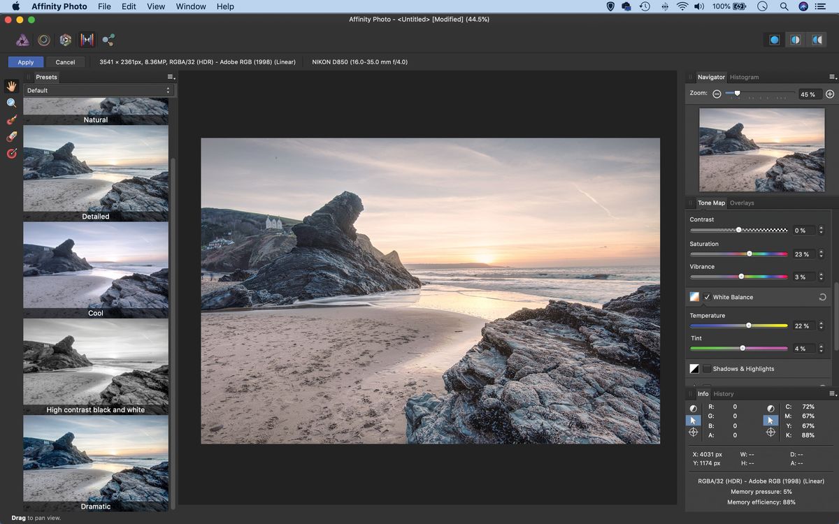 Create vibrant HDR images in Affinity Photo with merge and tone mapping ...