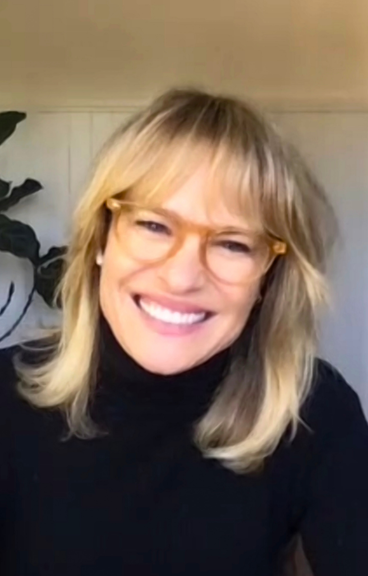 Robin Wright speaks at the HFPA Women Breaking Barriers Sundance Pannel