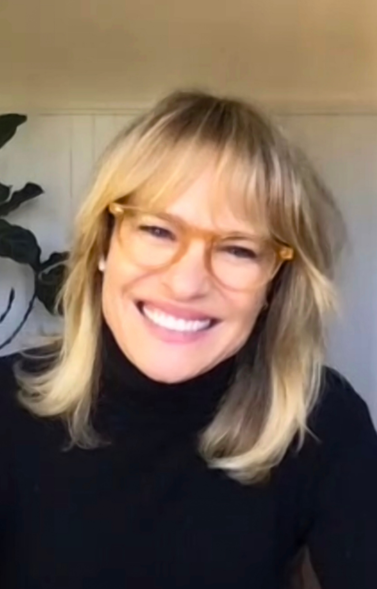 Robin Wright speaks at the HFPA Women Breaking Barriers Sundance Pannel