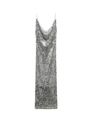 Sequin Midi Dress