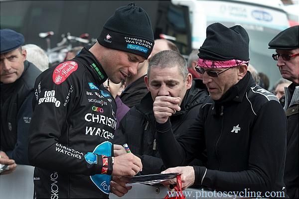 Stefan Schumacher (Christina Watches) signs autographs