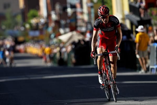 Jeff Louder (BMC) launches his solo attack.
