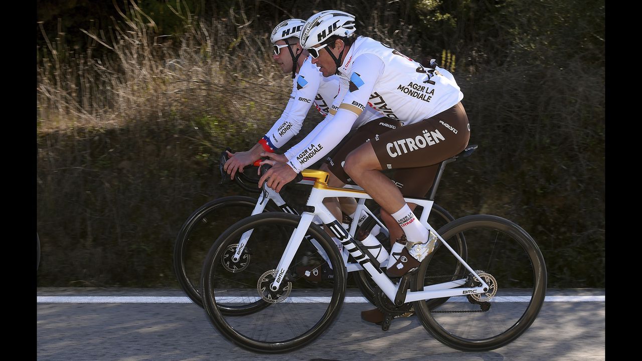 Greg Van Avermaet gold BMC Teammachine