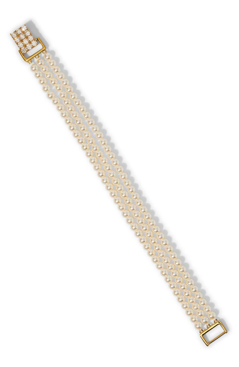 Madrid Layered Faux Pearl Bracelet