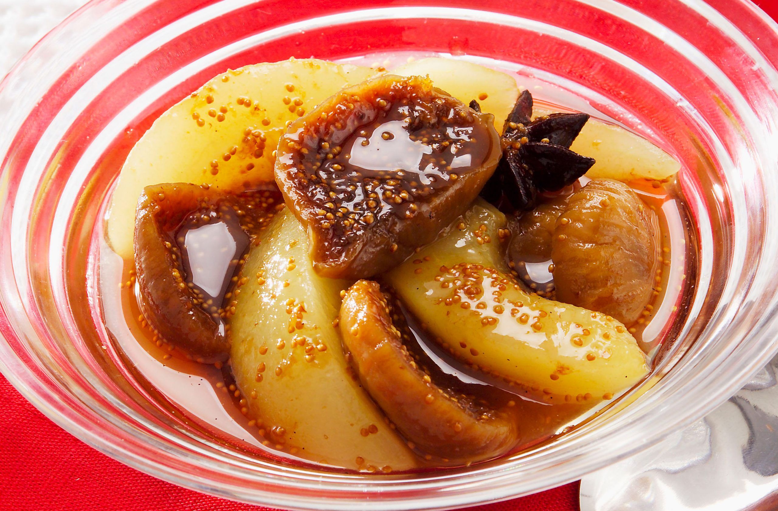 Fig and pear compote recipe