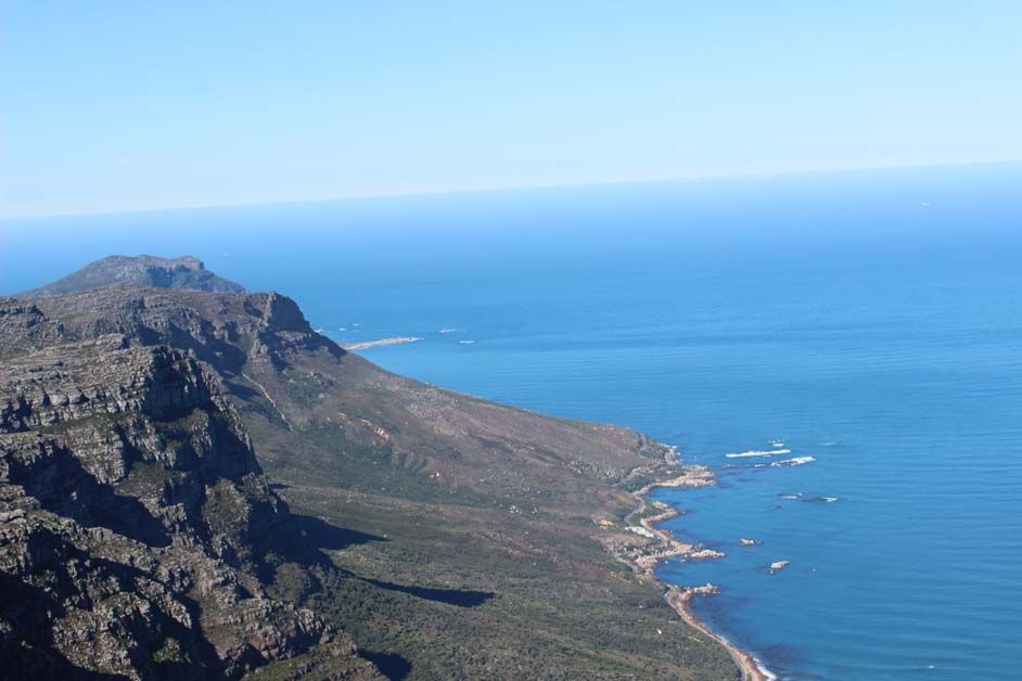 The views from the top of Table Mountain were stunning