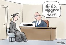 Political cartoon