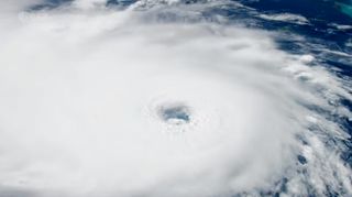 This image is one of 350 photos of Hurricane Dorian taken by European Space Agency astronaut Luca Parmitano on the International Space Station on Sept. 3, 2019 when the storm was a Category 3 tempest.