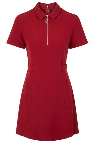 Polo neck dress, £48, Topshop