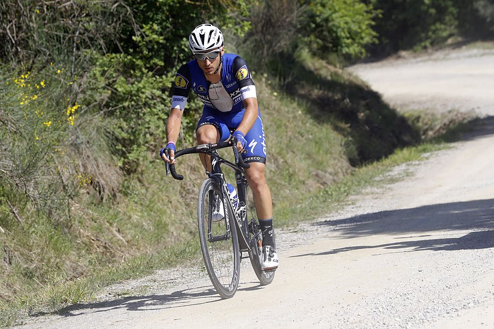 Gianluca Brambilla (Etixx-Quickstep) on the attack