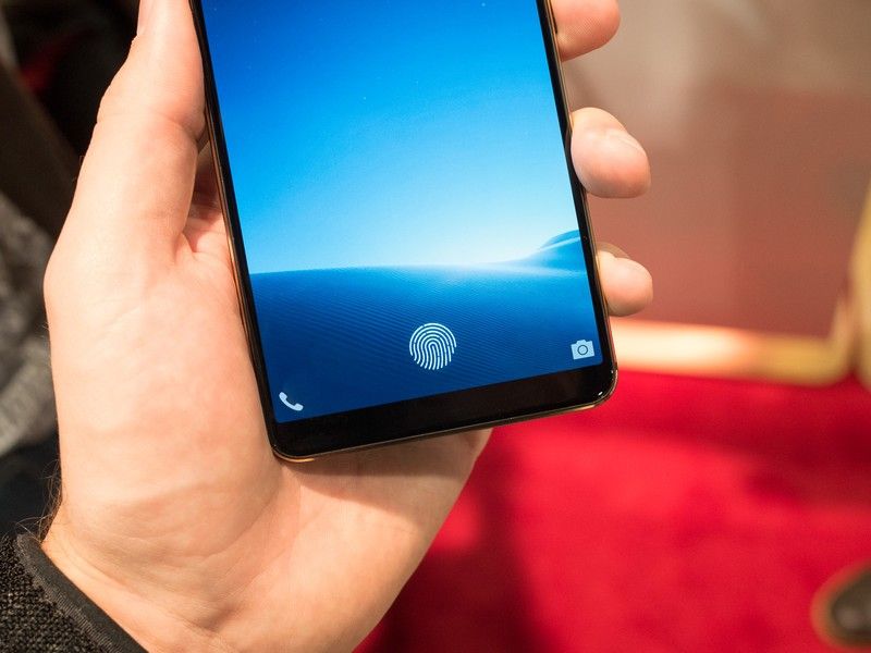 Vivo in-display fingerprint sensor