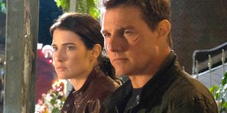 Jack Reacher: Never Go Back Cobie Smulders and Tom Cruise