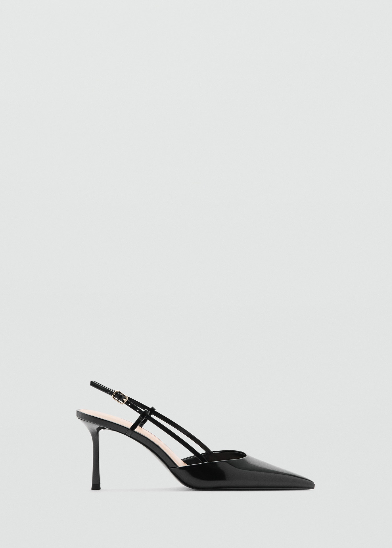 Pointed-Toe Leather Heeled Shoes - Women | Mango United Kingdom