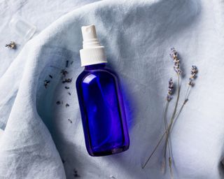 Lavender linen water in spray bottle