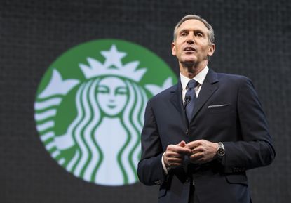 Starbucks CEO Howard Schultz.