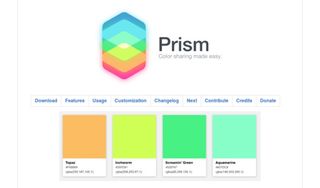 Prism, a Sketch plugin for managing and sharing colour palettes