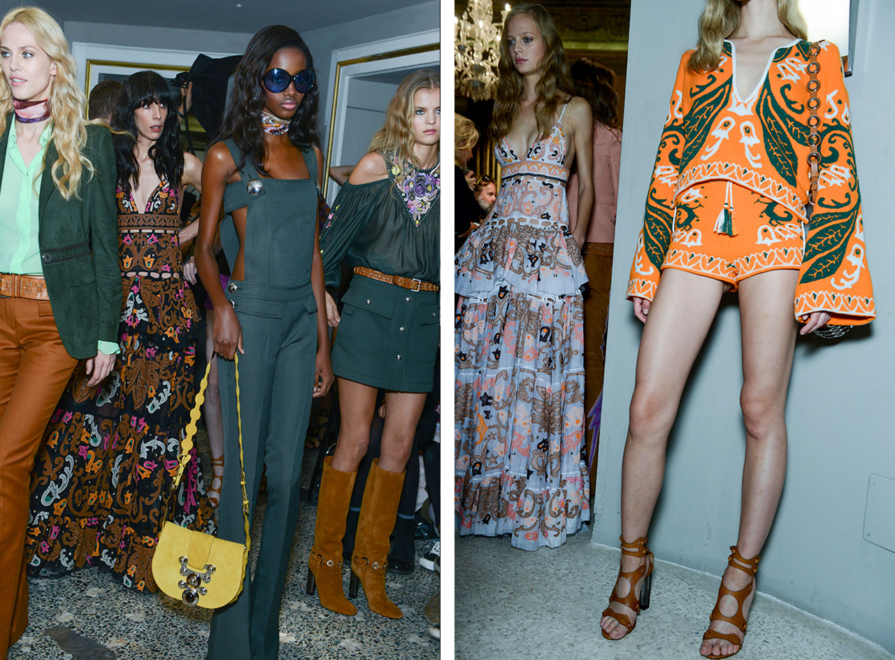 Fashion show model Emilio Pucci 2015