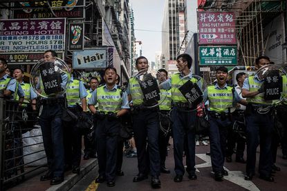 Pro-democracy protest camp dismantled in Hong Kong