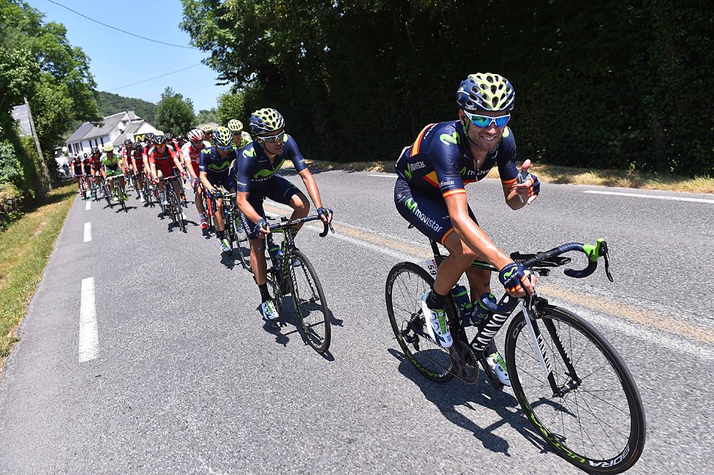 Thumbs up for Alejandro Valverde