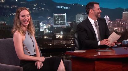 Emily Blunt failed the Jimmy Kimmel U.S. citizenship test
