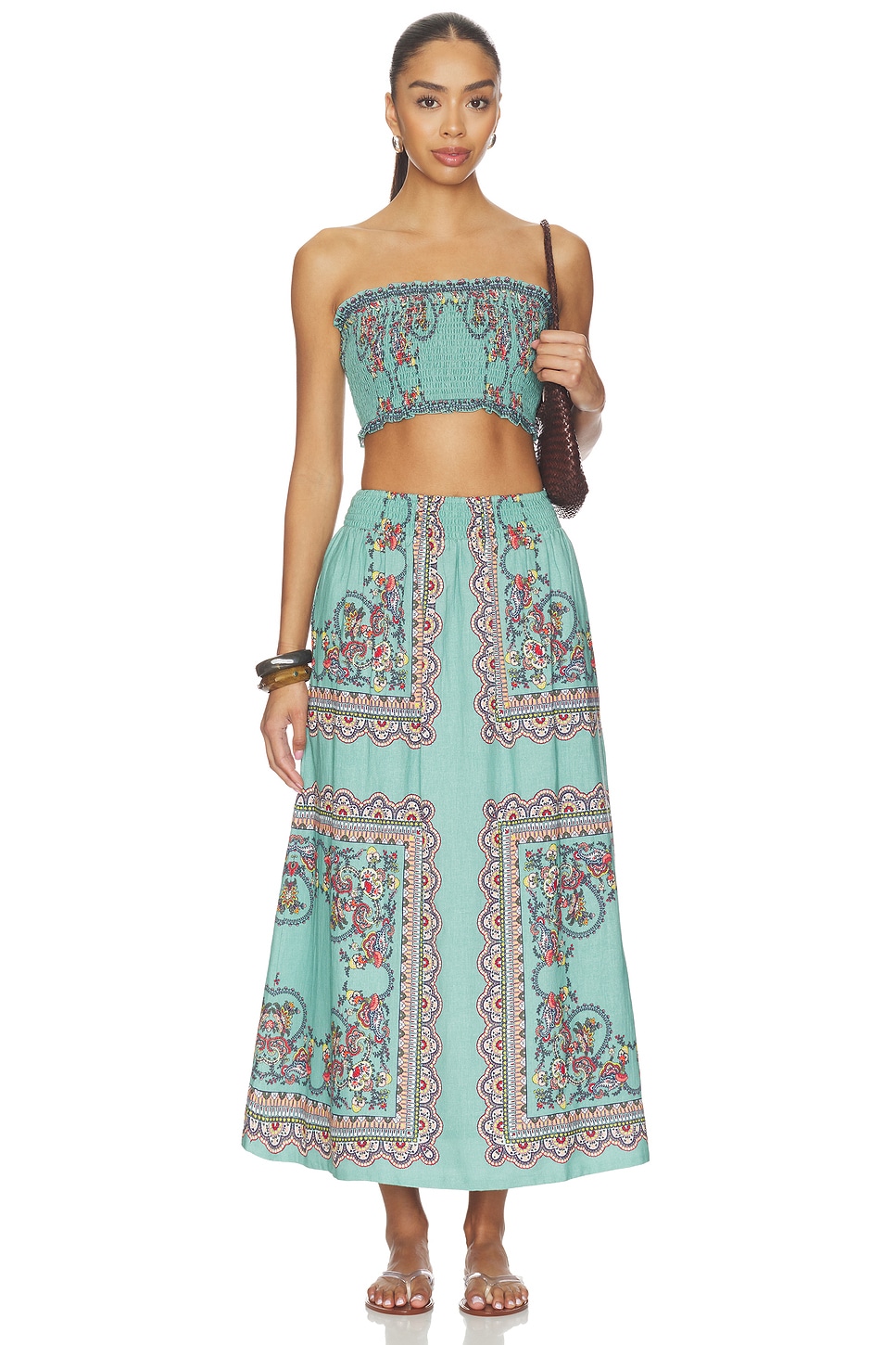 Ruby Top &amp;amp; Midi Skirt Set