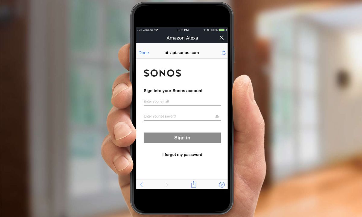 connect alexa to sonos play 5