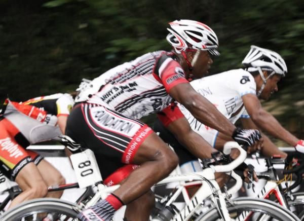 Gavin Robinson (CRCA/Foundation) picks up the pace.