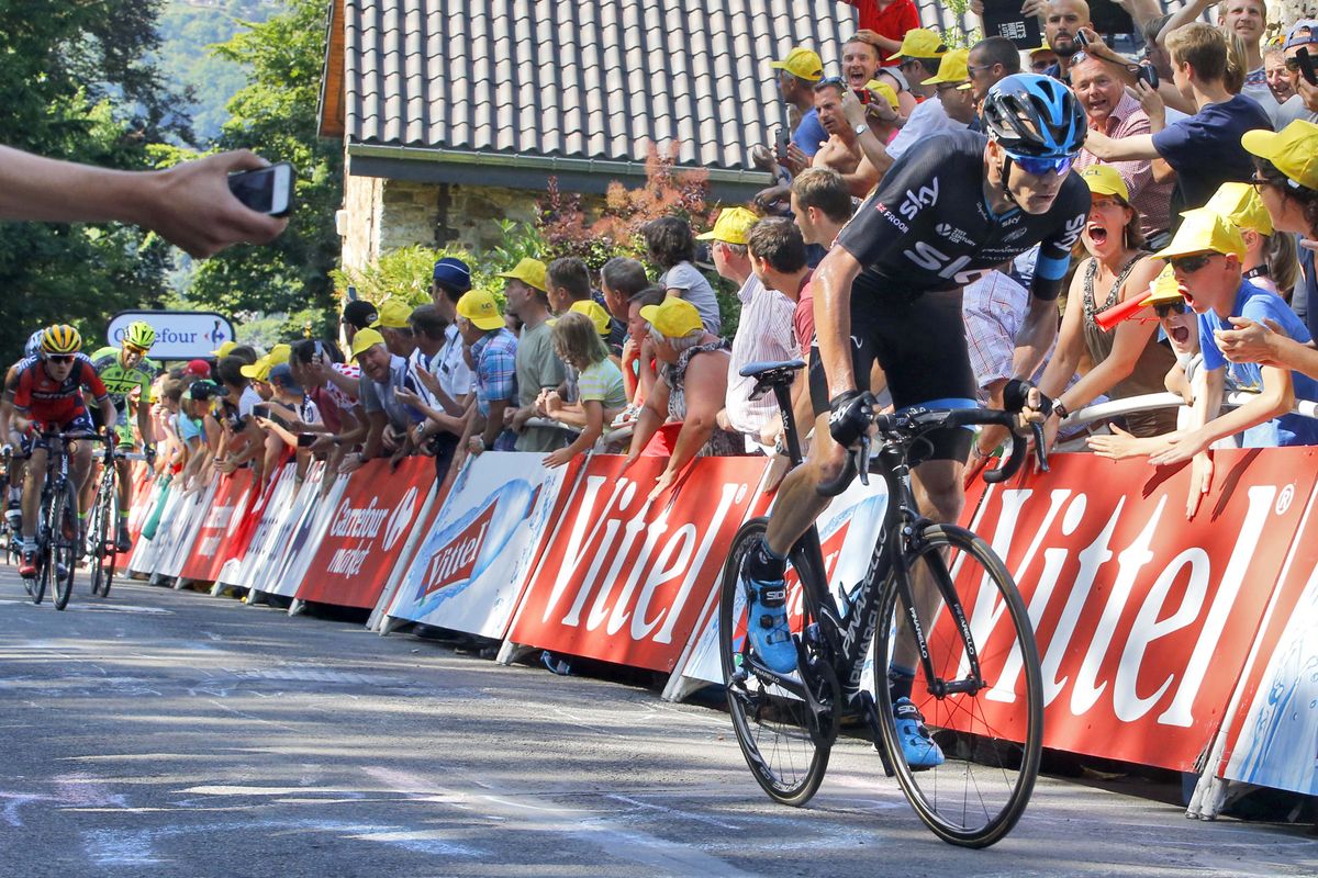 Chris Froome (Team Sky) did enough to take the yellow jersey