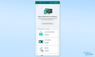 Kaspersky Antivirus for Android app screen shot